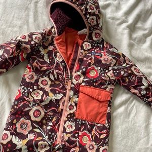 Patagonia 6-12 month reversible bunting suit
